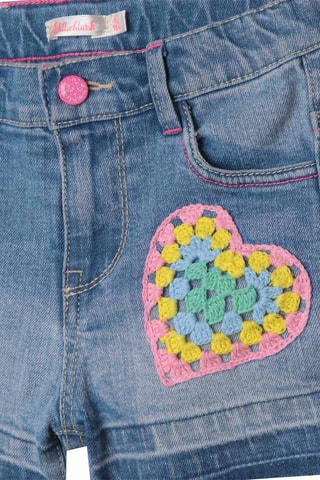 Short vaquero - Azul -­ Billieblush