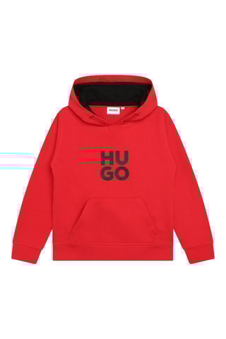Sudadera de algodón orgánico - Rojo - Hugo