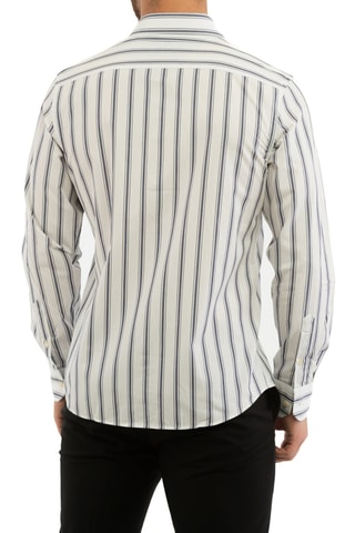 Camisa - Blanco y azul