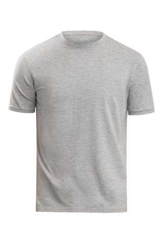 T-shirt - Gemêleerd Lichtgrijs