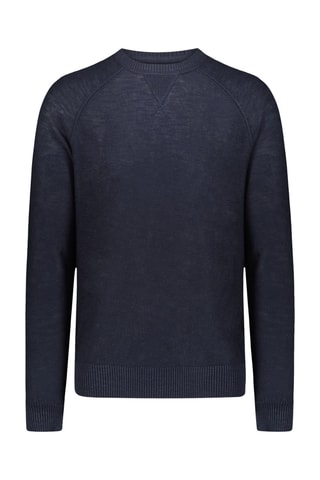 Linnen Trui - Marineblauw