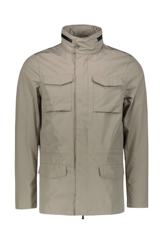 Parka con capucha - Beige