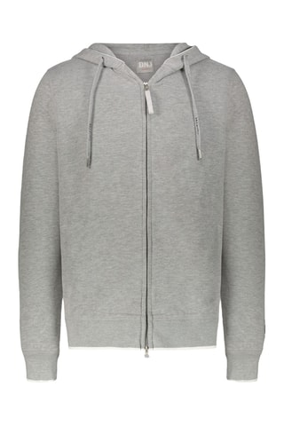 Sweater met Capuchon - Gemêleerd Lichtgrijs