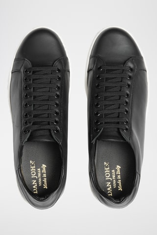 Zapatillas de piel - Negro