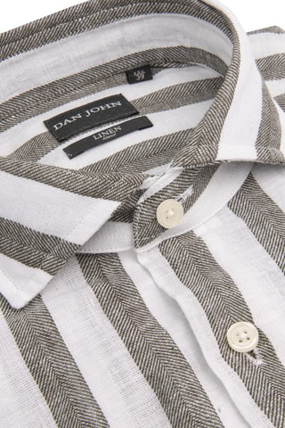 Camisa de lino - Verde oscuro