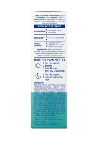 Fluide UV visage Derma Skin Clear FPS50+- 40 ml