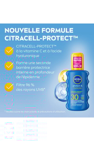 Spray lait solaire FPS 30 Protect & Hydrate - 200 ml