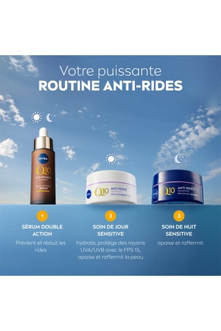 Soin jour anti-rides FPS 15 Q10 Sensitive - 50 ml
