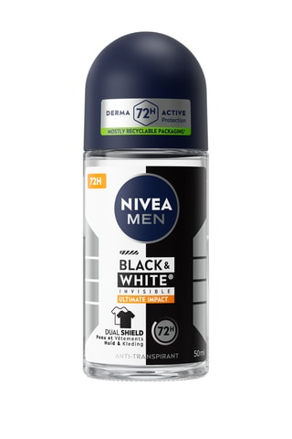 Déodorant bille Black & White Ultimate Ipact Nivea Men - 50 ml