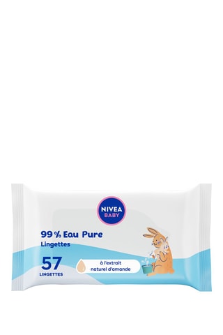3 x Lingettes bébé Pure Water 3 x 57 lingettes