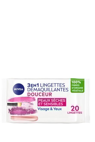 2 sachet de lingettes démaquillantes Visage et Yeux - 2 x 20 lingettes