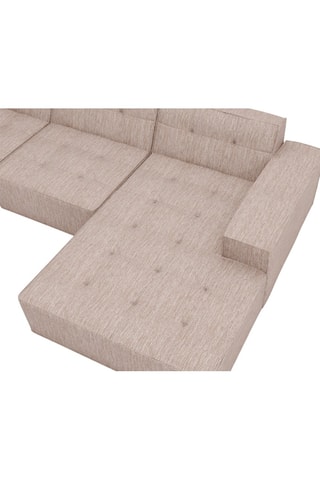 Canapé d'angle droit Hedera Beige