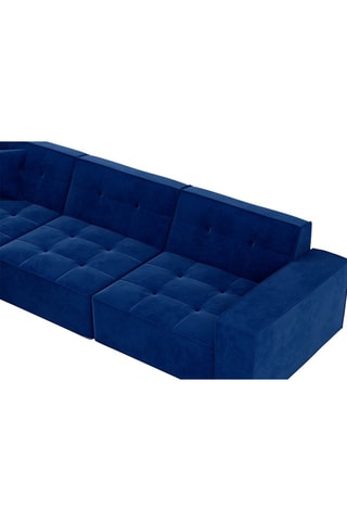 Canapé d'angle réversible Hedera Bleu foncé