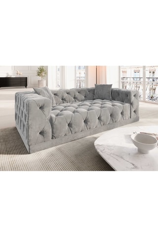 Canapé droit Kudo Gris clair