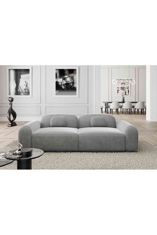 Canapé droit Labucca Gris clair