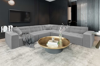 Canapé d'angle Atlantis Gris clair