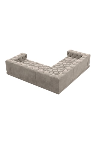 Canapé d'angle Kudo Beige foncé