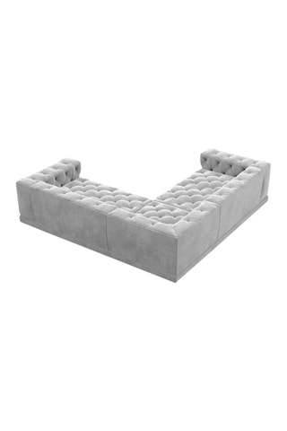 Canapé d'angle Kudo Gris clair