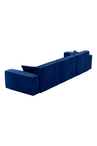 Canapé Atlantis - Bleu cobalt - 3 places - En polyester