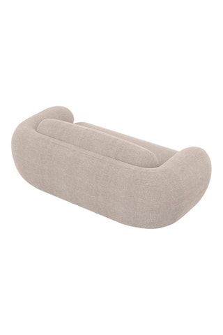 Canapé Nebala - Beige - 2 places - En polyester