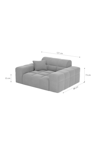 Fauteuil Cardano - Beige - Tissu structuré