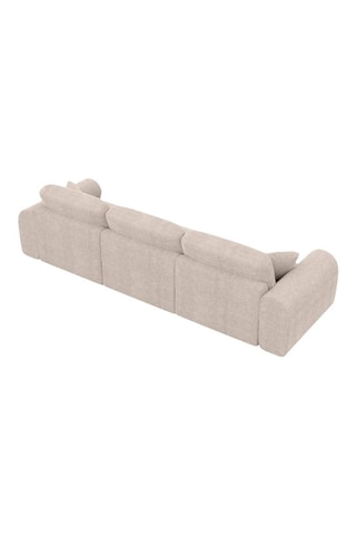 Canapé Dion - Beige - 3 places - En polyester