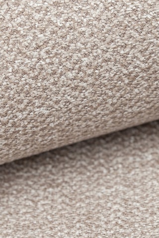 Canapé d’angle droit Dion - Beige - 5 places - En polyester