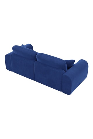 Canapé Dion - Bleu marine - 2 places - En velours