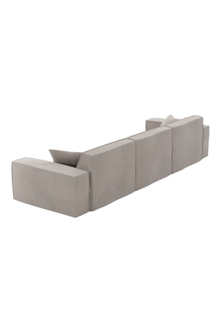 Canapé Atlantis - Gris - 3 places - En polyester