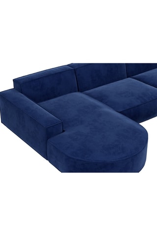 Canapé d'angle gauche Victoria - Bleu Atlantique