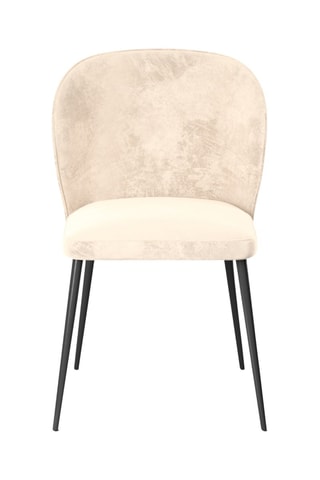 Fauteuil Airline - Beige - Toucher velours