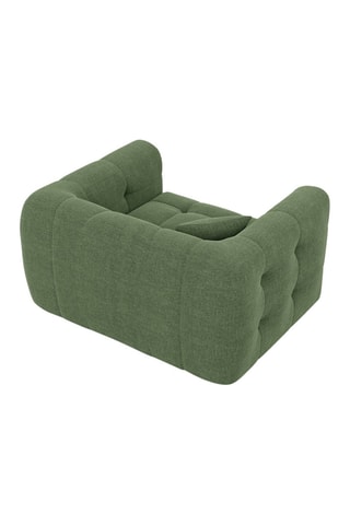 Fauteuil Baloo - Vert - En tissu structuré