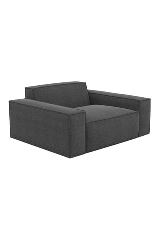 Fauteuil Lionel - Anthracite - En polyester