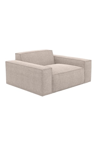 Fauteuil Lionel - Beige - En polyester