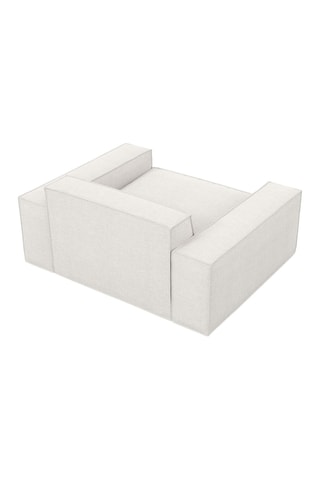 Fauteuil Lionel - Blanc - En polyester