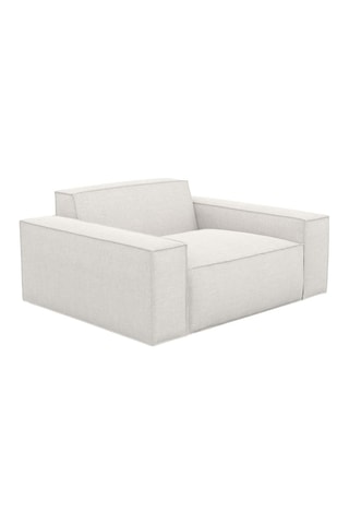 Fauteuil Lionel - Blanc - En polyester