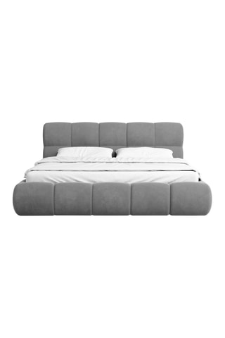 Lit-coffre avec sommier en bois de pin massif Fabia - Couchage 140 x 200 cm