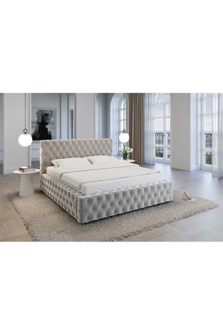 Lit-coffre Laperla Gris clair