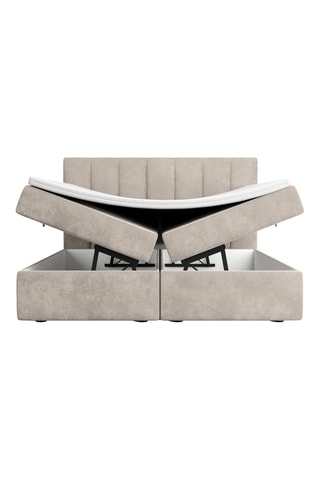 Lit-coffre avec sommier Avala - Beige