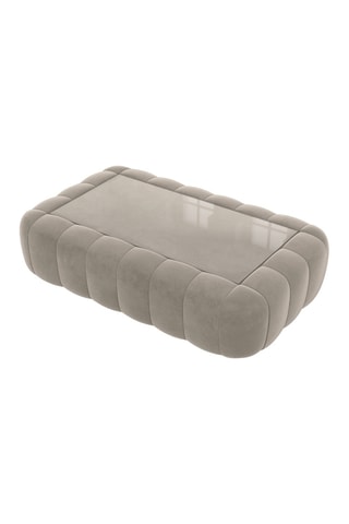 Table basse rectangulaire Nuvola - Beige foncé