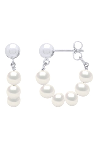 Pendientes - Plata y perlas cultivadas de agua dulce