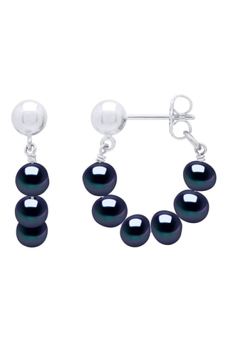 Pendientes - Plata y perlas cultivadas de agua dulce