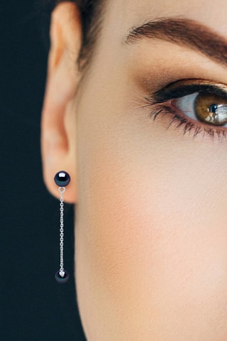 Pendientes - Plata y perlas cultivadas de agua dulce