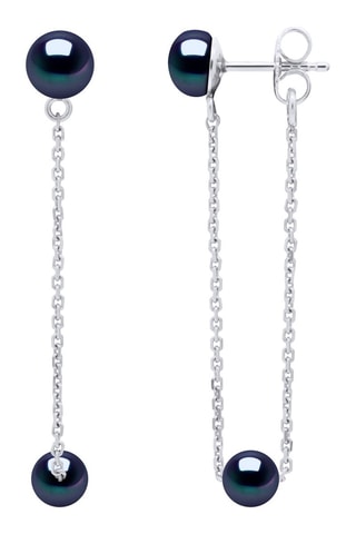 Pendientes - Plata y perlas cultivadas de agua dulce