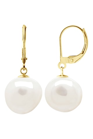 Pendientes - Oro amarillo y perlas cultivadas de agua dulce