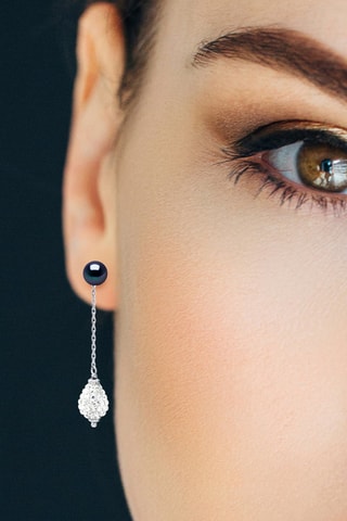 Pendientes - Plata y perlas cultivadas de agua dulce