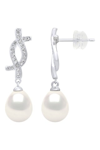 Pendientes - Plata y perlas cultivadas de agua dulce