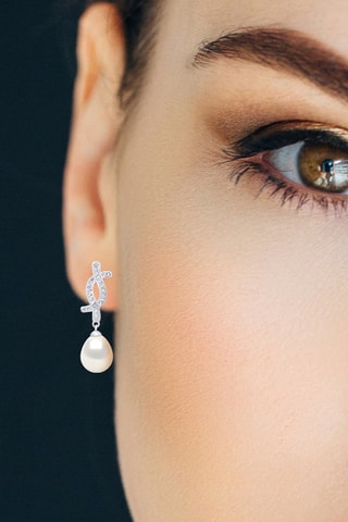 Pendientes - Plata y perlas cultivadas de agua dulce