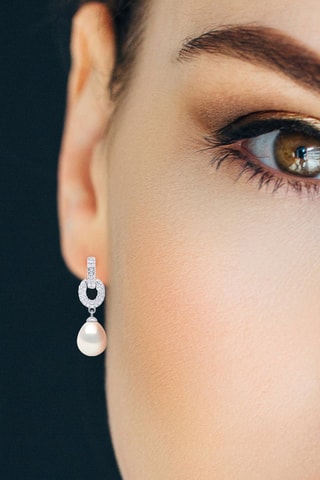 Pendientes - Plata y perlas cultivadas de agua dulce