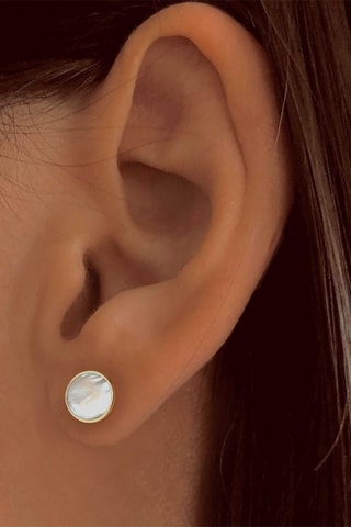 Dormilonas - Plata bañada en oro amarillo y nácar